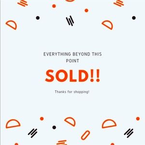 Everything beyond this point is sold.